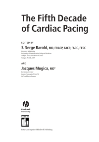 Cover image: The Fifth Decade of Cardiac Pacing 1st edition 9781405116442