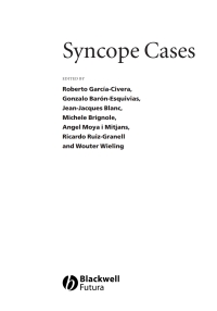 Cover image: Syncope Cases 1st edition 9781405151092