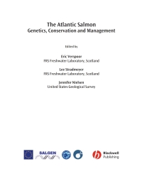 Cover image: The Atlantic Salmon: Genetics, Conservation and Management 1st edition 9781405115827