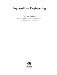 صورة الغلاف: Aquaculture Engineering 1st edition 9781405126106