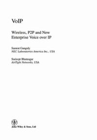 Cover image: VoIP 1st edition 9780470319567