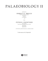 صورة الغلاف: Palaeobiology II 1st edition 9780632051496