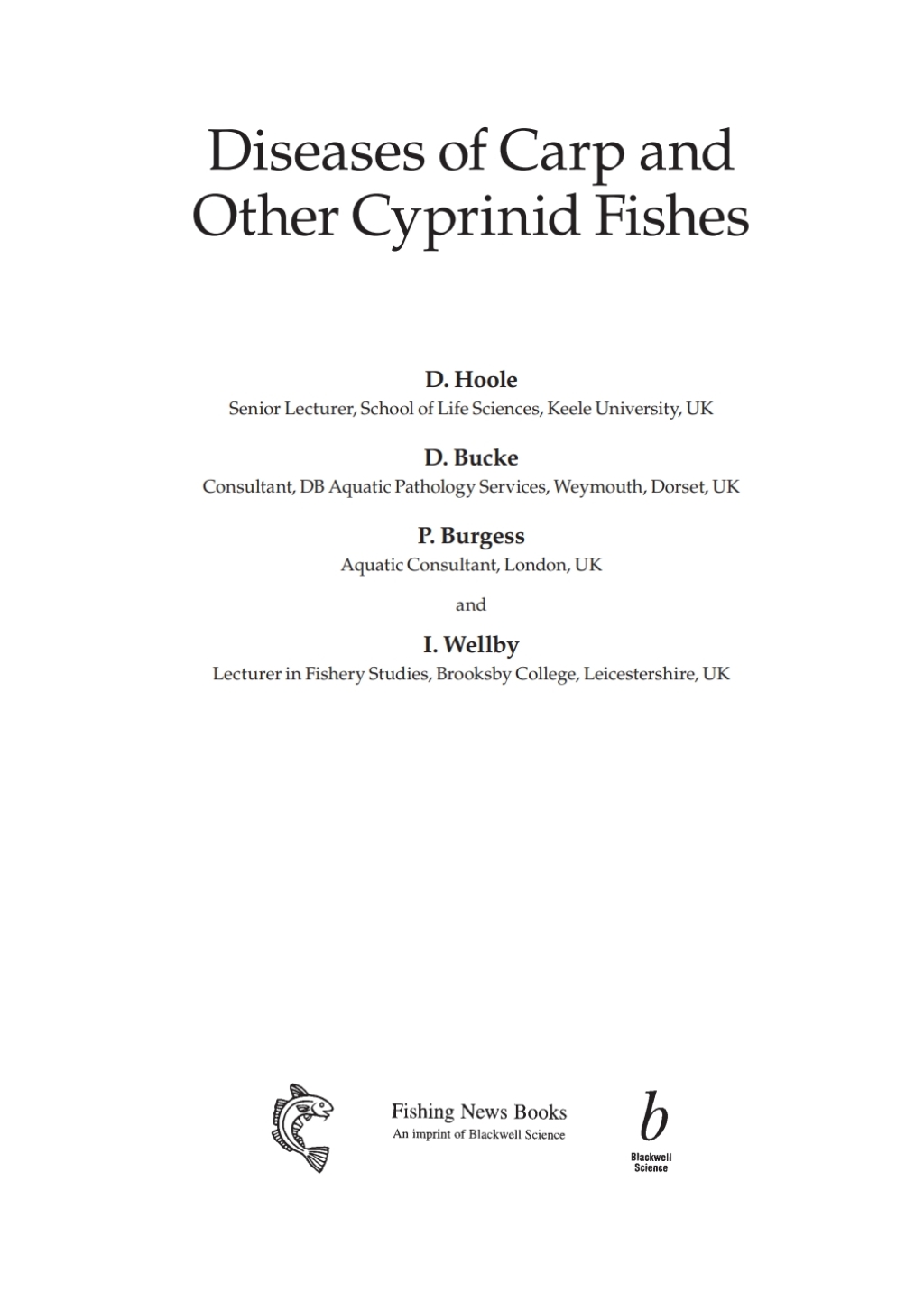 Diseases of Carp and Other Cyprinid Fishes 1st Edition