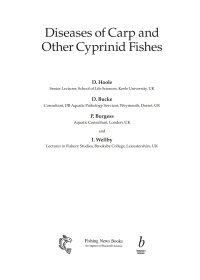 صورة الغلاف: Diseases of Carp and Other Cyprinid Fishes 1st edition 9780852382523