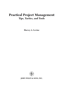 صورة الغلاف: Practical Project Management 1st edition 9780471203032