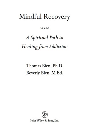 Cover image: Mindful Recovery 1st edition 9780471442615