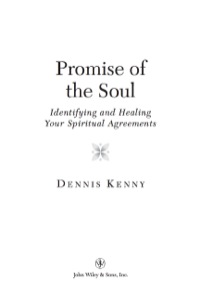 صورة الغلاف: Promise of the Soul 1st edition 9780471418337