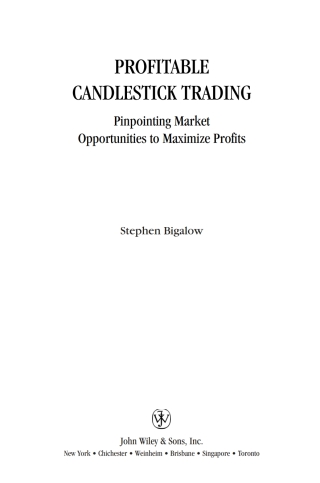 Cover image: Profitable Candlestick Trading 1st edition 9780471024668