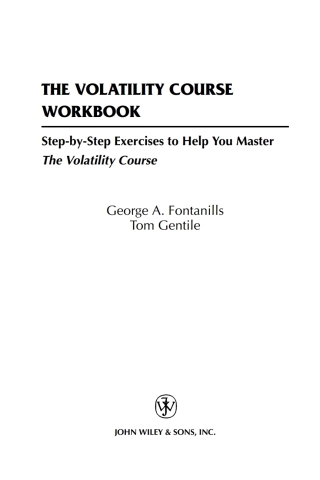 Cover image: The Volatility Course 1st edition 9780471398172