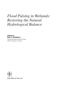 Cover image: Flood Pulsing in Wetlands 1st edition 9780471418078