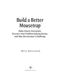 Cover image: Build a Better Mousetrap 1st edition 9780471395386