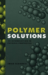 Imagen de portada: Polymer Solutions 1st edition 9780471389293