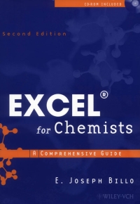 Cover image: Excel for Chemists 2nd edition 9780471394624