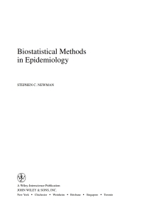 Cover image: Biostatistical Methods in Epidemiology 1st edition 9780471369141