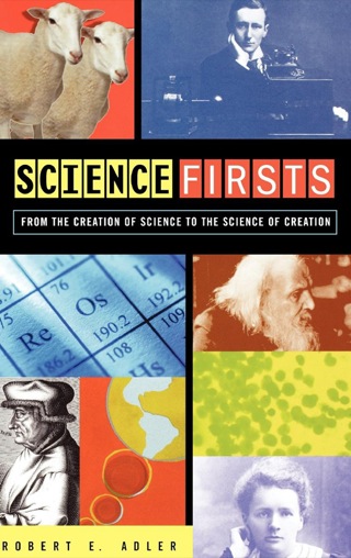 Imagen de portada: Science Firsts 1st edition 9780471401742