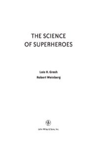 Cover image: The Science of Superheroes 1st edition 9780471468820