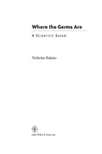 Cover image: Where the Germs Are 1st edition 9780471155898
