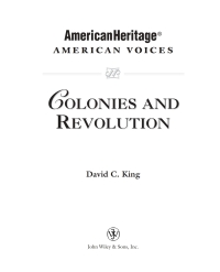 Cover image: AmericanHeritage, American Voices 1st edition 9781119103455