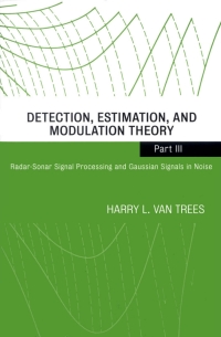 Imagen de portada: Detection, Estimation, and Modulation Theory, Part III 1st edition 9780471107934