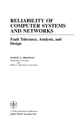 Imagen de portada: Reliability of Computer Systems and Networks 1st edition 9780471293422