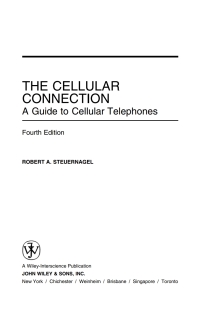 Cover image: The Cellular Connection 1st edition 9780471316527