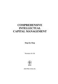 Cover image: Comprehensive Intellectual Capital Management 1st edition 9780471275060