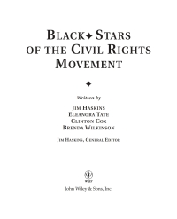 Cover image: Black Stars of the Civil Rights Movement 1st edition 9780471220688
