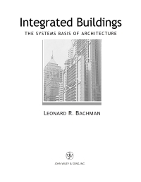 Cover image: Integrated Buildings 1st edition 9780471388272