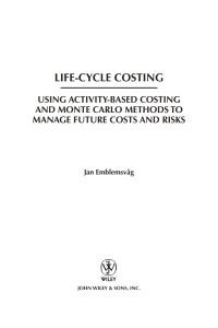 Imagen de portada: Life-Cycle Costing 1st edition 9780471358855