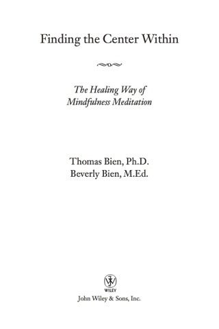 Cover image: Finding the Center Within 1st edition 9780471263944