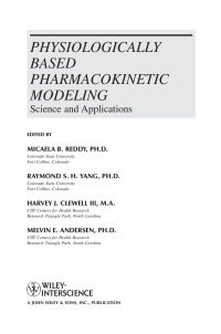 Cover image: Physiologically Based Pharmacokinetic Modeling 1st edition 9780471478140