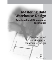 Cover image: Mastering Data Warehouse Design: Relational and Dimensional Techniques 1st edition 9780471324218