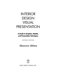 صورة الغلاف: Interior Design Visual Presentation 2nd edition 9780471225522