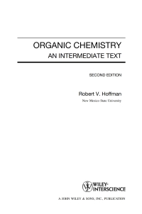 Cover image: Organic Chemistry 2nd edition 9780471450245