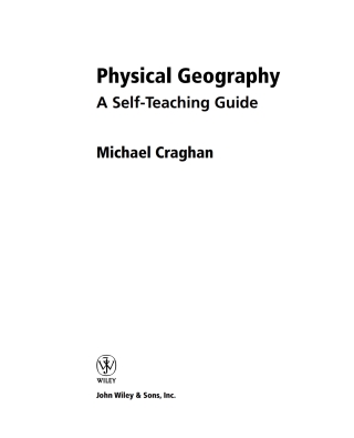Imagen de portada: Physical Geography 1st edition 9780471445661