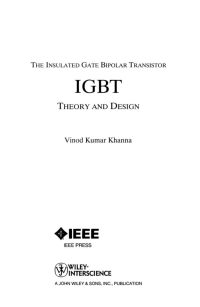 Cover image: Insulated Gate Bipolar Transistor IGBT Theory and Design 1st edition 9780471238454