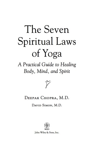 صورة الغلاف: The Seven Spiritual Laws of Yoga 1st edition 9780471736271