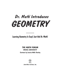 Cover image: Dr. Math Introduces Geometry 1st edition 9780471225546