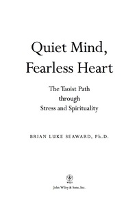 Imagen de portada: Quiet Mind, Fearless Heart 1st edition 9780471679998