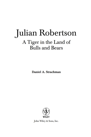 Cover image: Julian Robertson 1st edition 9780471323631