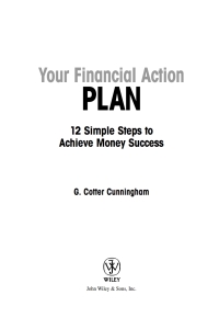 Cover image: Your Financial Action Plan 1st edition 9780471650300