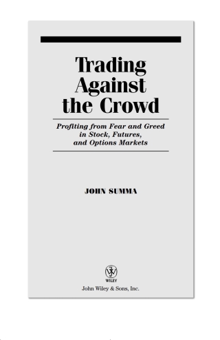 Imagen de portada: Trading Against the Crowd 1st edition 9780471471219