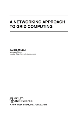 صورة الغلاف: A Networking Approach to Grid Computing 1st edition 9780471687566