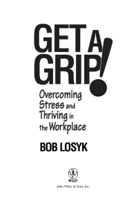صورة الغلاف: Get a Grip! 1st edition 9780471659495
