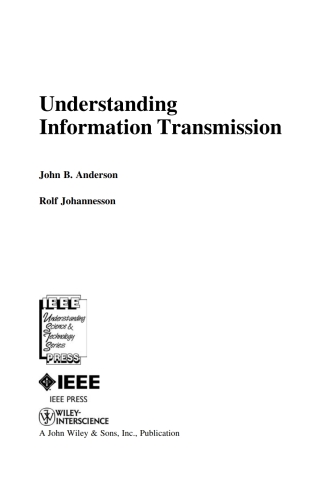 Cover image: Understanding Information Transmission 1st edition 9780471679103