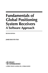 Imagen de portada: Fundamentals of Global Positioning System Receivers: A Software Approach, 2nd Edition 2nd edition 9780471706472