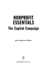 Imagen de portada: Nonprofit Essentials 1st edition 9780471684299