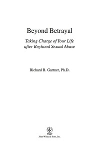 Imagen de portada: Beyond Betrayal 1st edition 9780471619109