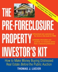 Imagen de portada: The Pre-Foreclosure Property Investor's Kit 1st edition 9780471692799