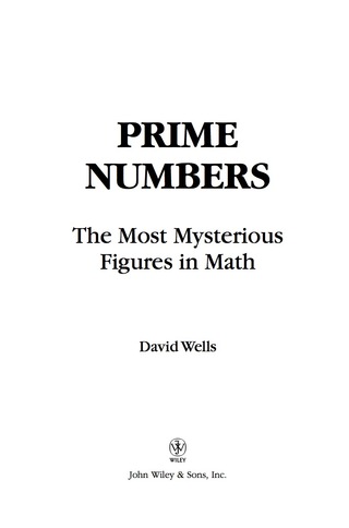 Cover image: Prime Numbers 1st edition 9780471462347